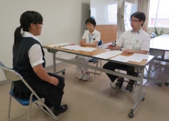 ８月１４日模擬面接体験｜看護学生サイト 船橋二和病院・千葉健生病院