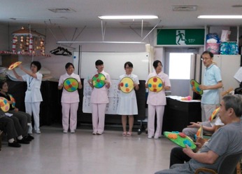 看護学生による花笠音頭♪｜看護学生サイト 船橋二和病院・千葉健生病院